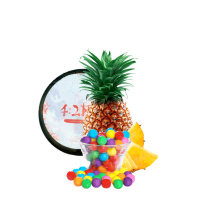 Чайна суміш 420 Tea Line Pineapple Gum (Ананас Жуйка) 125 гр