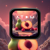 Тютюн Atom Peach Lemonade (Груша, Персик, Малина) 200 г