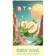 Тютюн Atom Green Wave (Лемонграс, Фейхоа, Ментол) 50 г