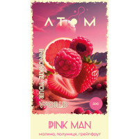 Тютюн Atom Pink Man (Малина, Полуниця, Грейпфрут) 50 г