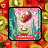 Тютюн Atom Kiwi Strawberry (Ківі, Полуниця) 100 г