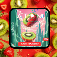 Тютюн Atom Kiwi Strawberry (Ківі, Полуниця) 200 г