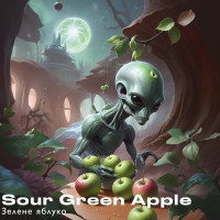 Тютюн Euphoria Sour green apple (Кисле Зелене Яблуко) 100 г 
