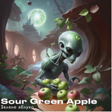 Тютюн Euphoria Sour green apple (Кисле Зелене Яблуко) 100 г 
