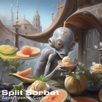 Тютюн Euphoria Split Sorbet (Диня Тірамісу Сорбет) 100 г 