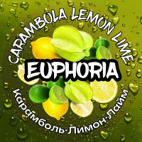 Тютюн Euphoria Carambola Lemon Lime (Карамбола, Лимон, Лайм) 100 г 