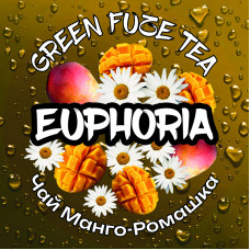 Тютюн Euphoria Green Fuze tea (Чай Манго-Ромашка) 100 г 