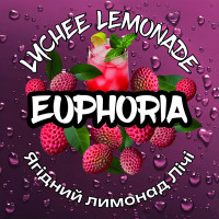 Тютюн Euphoria Lychee lemonade (Ягідний Лимонад Лічі) 100 г 