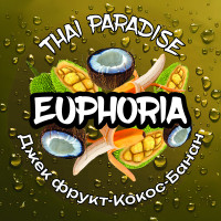 Тютюн Euphoria Thai paradise (Джек фрукт, Кокос, Банан) 100 г 