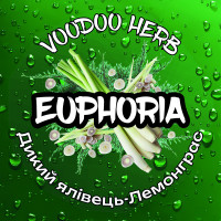Тютюн Euphoria Voodoo Herb (Дикий ялівець Лемонграс) 100 г 