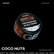 Тютюн Gedonist Coco Nuts № 31 (Кокос, Горіх) 100 г