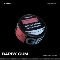 Тютюн Gedonist Barby Gum 21 (Малина, Полуниця, Жуйка) 100 г  