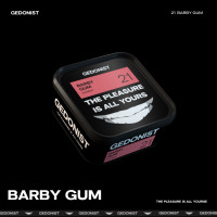 Тютюн Gedonist Barby Gum 21 (Малина, Полуниця, Жуйка) 200 г  