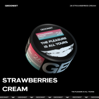 Тютюн Gedonist Strawberries cream № 26 (Полуниця, Вершки) 100 г  