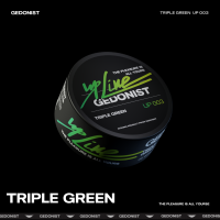 Тютюн Gedonist UPLine Triple Green № 003 (Ківі, Лайм, Кактус) 100 г
