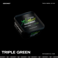 Тютюн Gedonist UPLine Triple Green № 003 (Ківі, Лайм, Кактус) 200 г