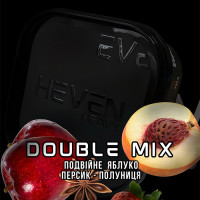 Тютюн Heven Double Mix (Подвійне яблуко, Персик, Полуниця) 200 г 