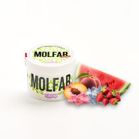 Тютюн Molfar Virginia Line Едем (Кавун, Полуниця, Лід, Персик, Солодка жуйка) 40 г 