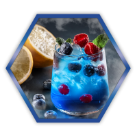 Тютюн Palladium Soft Blue lemonade (Синій лимонад Чорниця, Малина, Лимон) 50 г