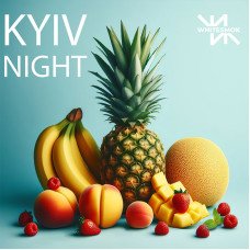 Тютюн WhiteSmok Kyiv Night (Ананас, Банан, Диня, Полуниця, Малина, Персик, М'ята) 50 г