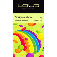 Тютюн Loud Dark Line Crazy Rainbow (Ківі, Малина, Цитрус) 40 г