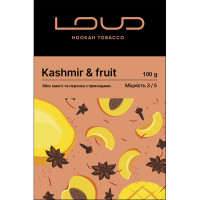 Тютюн Loud Dark Line Kashmir fruits (Манго, Персик, Прянощі) 100 г 