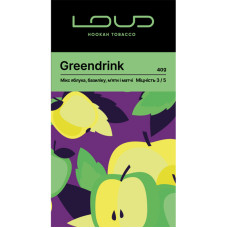 Тютюн Loud Dark Line Greendrink (Яблуко, м'ята, базилік, матча) 40 г