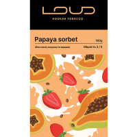 Тютюн Loud Dark Line Papaya sorbet (Папая, Полуниця, Вершки) 100 г