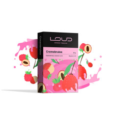 Тютюн Loud Dark Line Cremebrulee (Кремовий мус з малини та лічі) 40 г