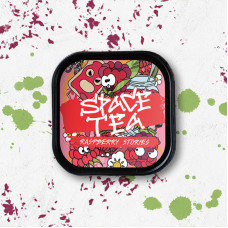 Безнікотинова суміш Space Tea Raspberry stories (Малина) 100 г