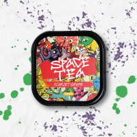 Безнікотинова суміш Space Tea Scarlet Grape (Червоний виноград) 250 г