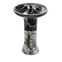ЧАША 2×2 HOOKAH FANEL MEDIUM MRAMOR BLACK WHITE