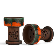 ЧАША GUSTO Bowls Rook Classic Green Orange