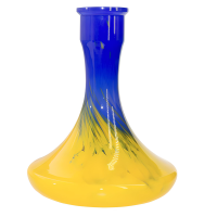 КОЛБА 2X2 HOOKAH CRAFT YELLOW AND BLUE