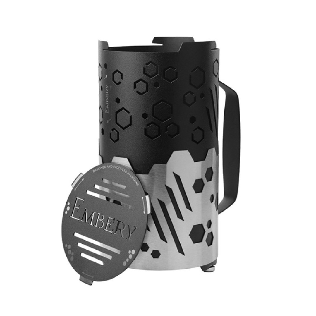 Ковпак для кальяну Embery Windcover Pro Black Silver 20 см