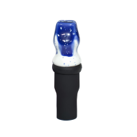 МУНДШТУК ПЕРСОНАЛЬНИЙ GUSTO BLUE WHITE ЗІ СТРІЧКОЮ