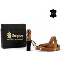 МУНДШТУК ПЕРСОНАЛЬНИЙ Sunpipe Premium Leather Brown