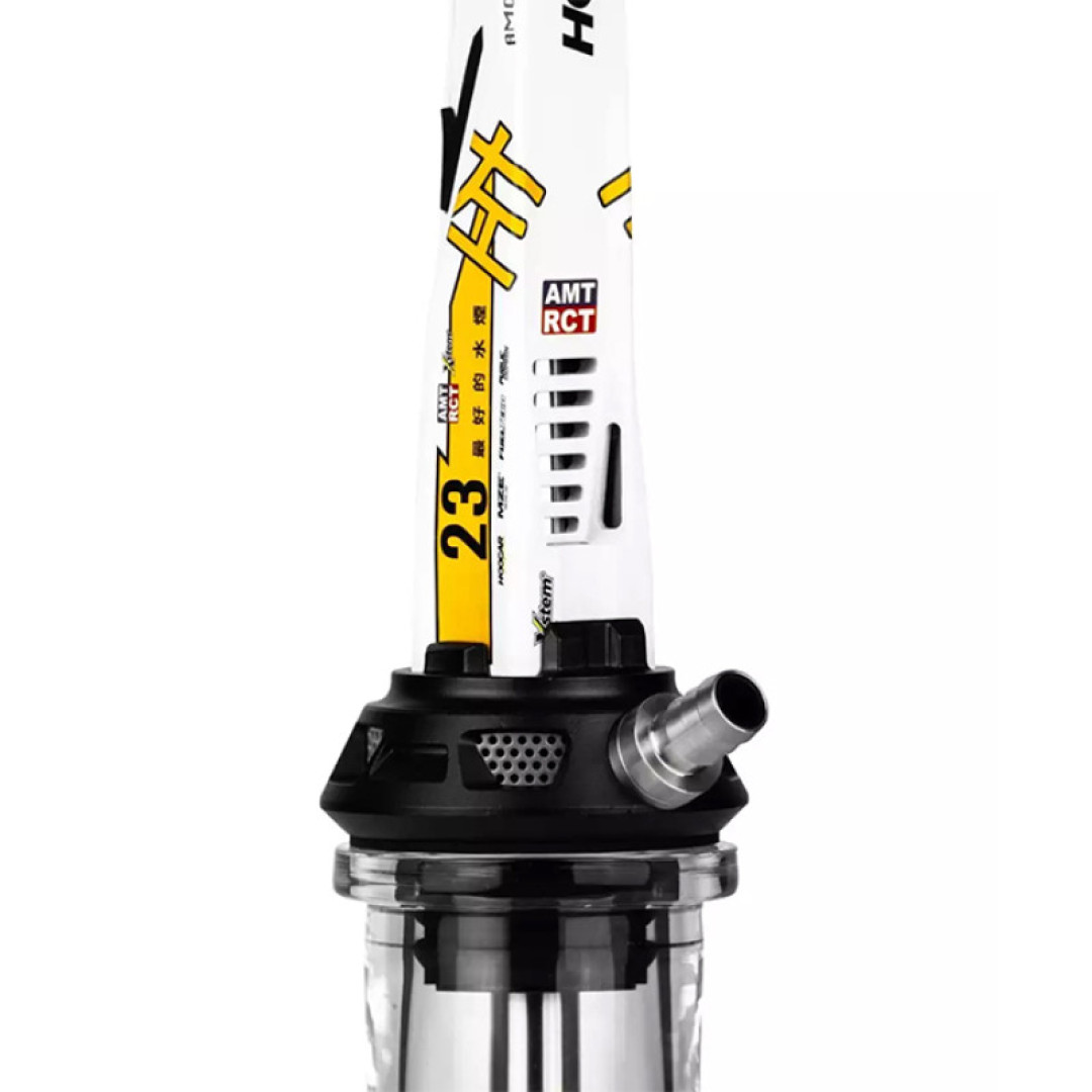 Кальян Amotion Valve AM23 White and Yellow 52 см