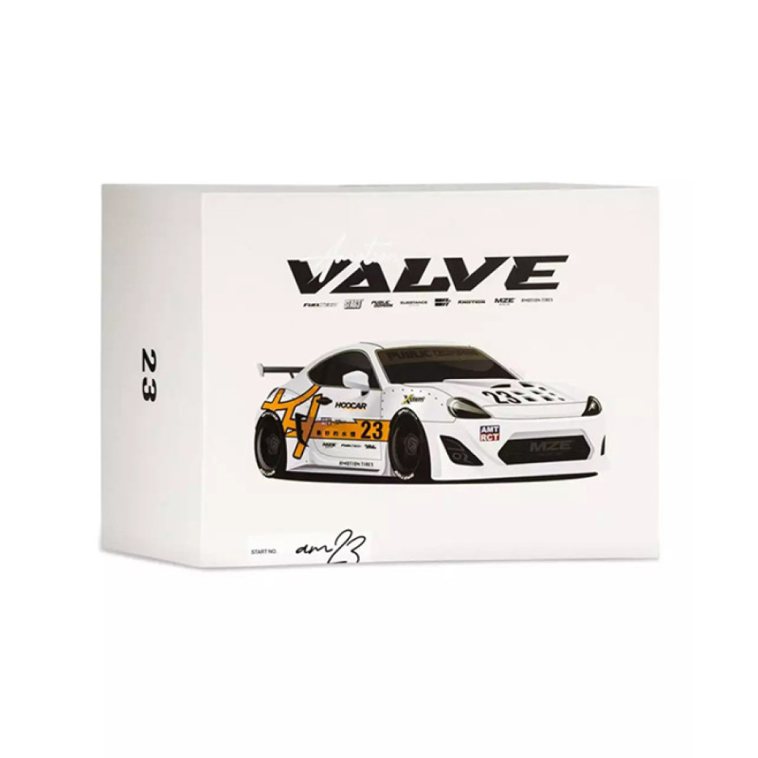 Кальян Amotion Valve AM23 White and Yellow 52 см