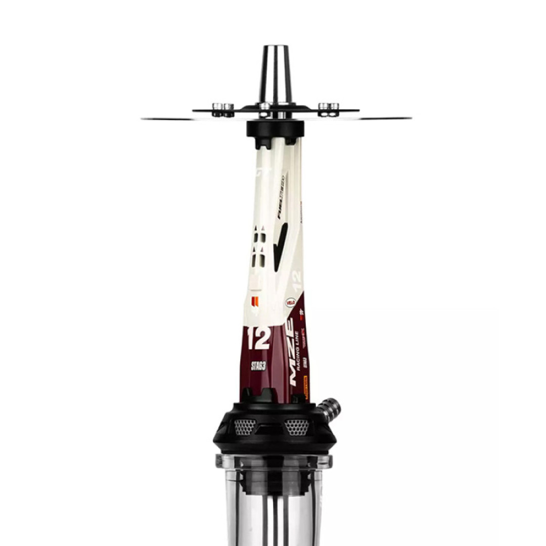 Кальян Amotion Valve GT12 White and Red 52 см