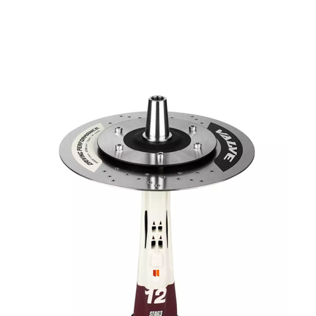 Кальян Amotion Valve GT12 White and Red 52 см