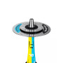 Кальян Amotion Valve X16 Blue and Yellow 52 см