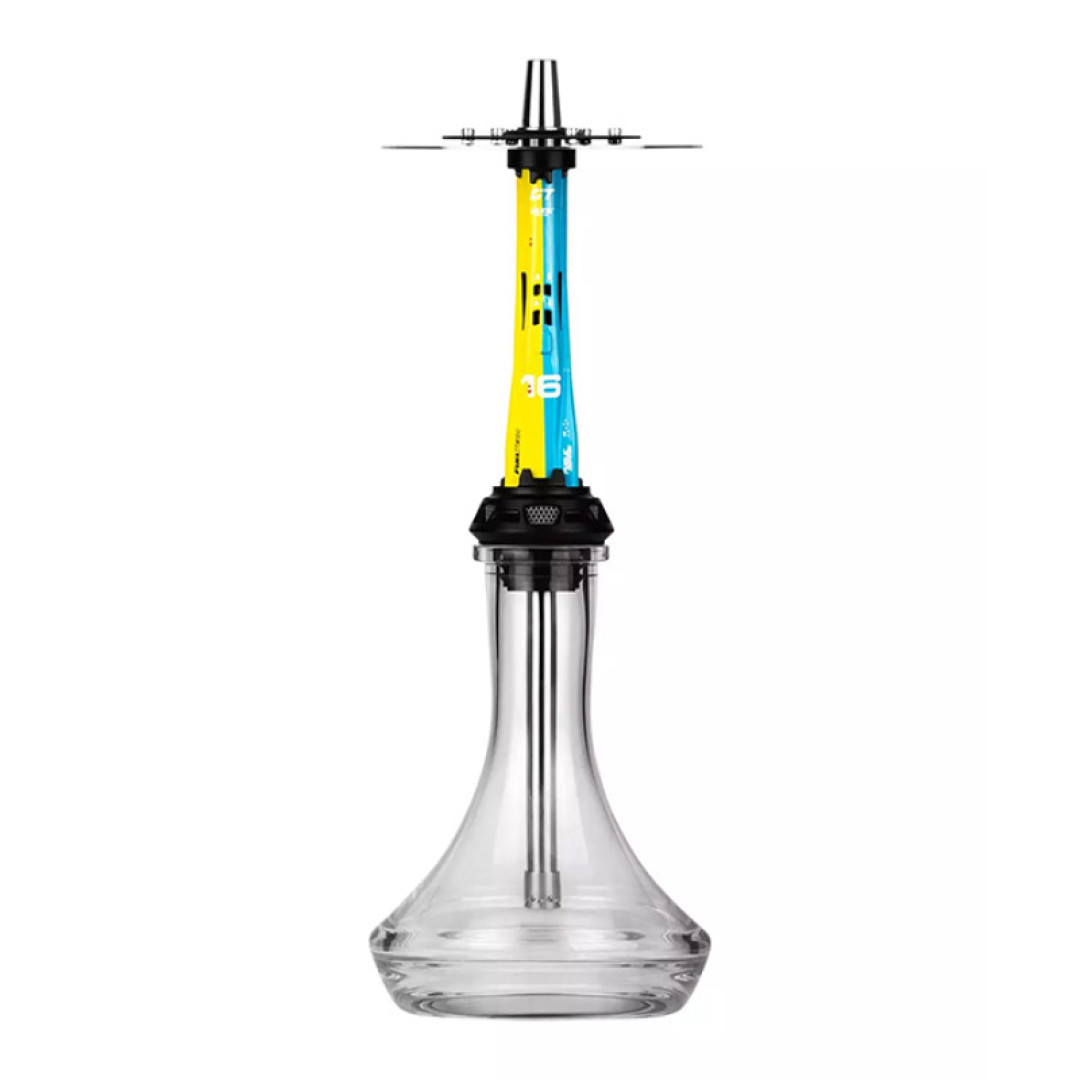 Кальян Amotion Valve X16 Blue and Yellow 52 см