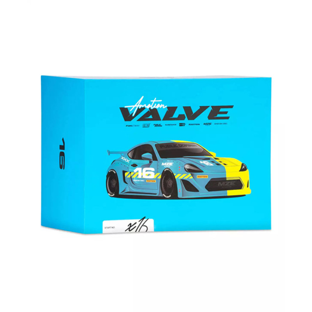 Кальян Amotion Valve X16 Blue and Yellow 52 см