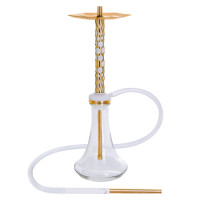 Кальян Embery MONO-H 4.0 Supreme Gold White з колбою