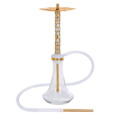 Кальян Embery MONO-H 4.0 Supreme Gold White з колбою