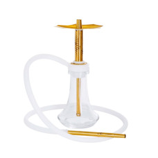 Кальян Embery Mini Mono 3.1 Supreme Gold White 38 см