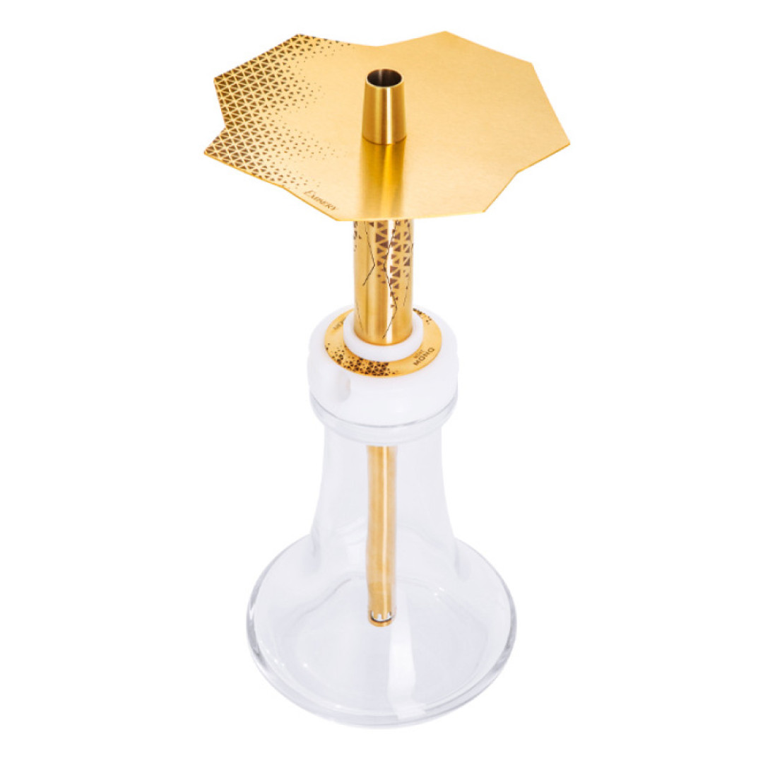 Кальян Embery Mini Mono 3.1 Supreme Gold White 38 см