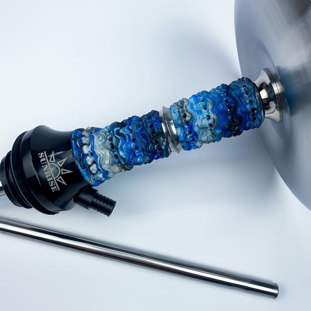 ШАХТА SUNRISE HOOKAH WINDSKULL STONE BLUE WAVE