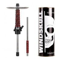 ШАХТА SUNRISE HOOKAH WINDSKULL ROCK  Red 45 см